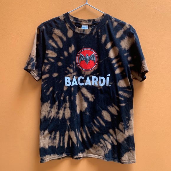 Gildan Other - Unisex Bleach Tie Dyed Bacardi Tee